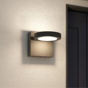 Lucande LED-ulkoseinävalaisin Belna, metalli, IP65, antrasiitti