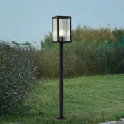 Lindby pylväsvalaisin Bolgar, musta, metalli, lasi, 15 cm