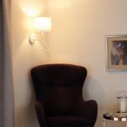 Rullaseinävalaisin, kangas, valkoinen/beige, lukuvalot, lukuvalo