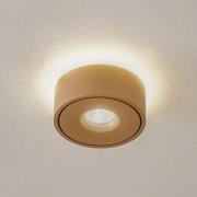 Arcchio LED-kattovalaisin Rotari, ruskea, ylös ja alas käännettävä