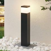 Lindby Litas LED kulmavalaisin, kulmikas, 60 cm, antrasiitti, alumiini