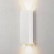 Lucande Anita -LED-seinävalaisin, valkoinen, 26 cm