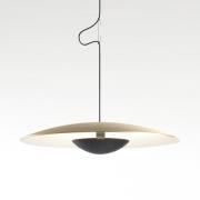 MARSET Ginger LED-riippuvalaisin, Triac Ø42cm messinki/valkoinen