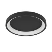 EGLO connect Smart-LED kattovalaisin Loretello-Z, pyöreä, musta