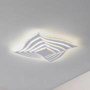 Lindby LED-kattovalaisin Rebeka, 47x47cm, CCT, kaukosäädin