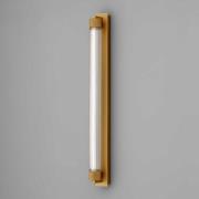 OLEV LED-seinävalaisin CHARMER, ruskea, metalli/lasi, 2700 K IP44