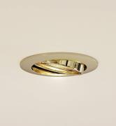 Prios upotettava kattovalaisin Fibur, kulta, alumiini, Ø 8,2 cm