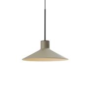 Bover LED-ripustusvalaisin Platet, musta/oliivinharmaa, Ø 20 cm