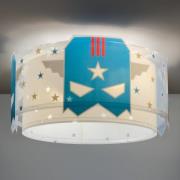 Dalber Blue Hero kattovalaisin, valkoinen/sininen, Ø 33 cm