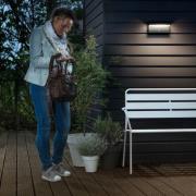 Philips LED-ulkoseinävalaisin Bustan 2 kpl:n pakkaus, anturi, 2700 K