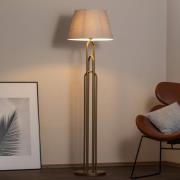 Lazar lattiavalaisin, harmaa/kultainen antiikki, korkeus 164 cm,