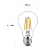 Philips E27 LED-lamppu A60 2,3W 485lm 2700K filamentti 3 kpl