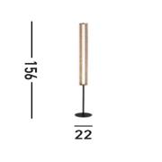 Thread LED-lattiavalaisin, kullanvärinen, 3-portainen himmennettävä, t...