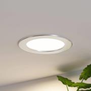 Prios LED uppoasennusvalaisin Cadance, hopea, 17cm, 10 kpl sarja, CCT