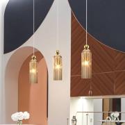 Maytoni Antic-riippuvalo, lasivarjostin - konjakki