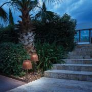 Bover LED-jalustavalaisin Atticus, korkeus 40 cm, grafiitinruskea/rusk...