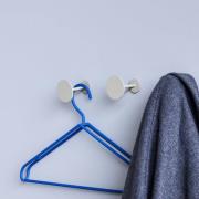 HÜBSCH takkikoukku Flare, hiekanvärinen, rauta, Ø 5 cm