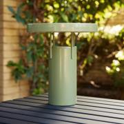 HÜBSCH LED-akku pöytävalaisin BringMe, vihreä, korkeus 28 cm