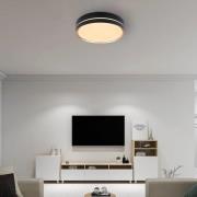 Manni LED-kattovalaisin, Ø 39 cm, musta/bronssinvärinen, CCT