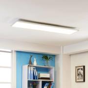 Arcchio LED-paneeli Arthur, 120 x 30 cm, hopea, 4000 K