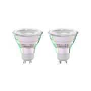 Arcchio LED-lamppu GU10 2.5W 2700K 450lm lasisarja 2 kpl