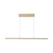 LED-riippuvalaisin Borena, hiekanvärinen, pituus 113 cm, metalli