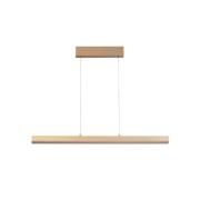 LED-riippuvalaisin Vayana, pituus 190 cm, hiekanvärinen, metalli, CCT