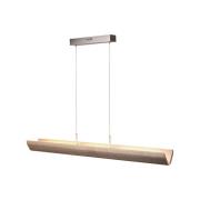 LED-riippuvalaisin Monterra, pituus 132 cm, ruskea, puu