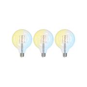 LUUMR Smart LED hehkulamppu 3 kpl E27 G125 7W kirkas Tuya