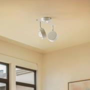 Lindby valonheitin Jyla, valkoinen, linssi, 3000 K, 2-valo, GX53