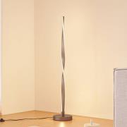 Lindby LED-lattiavalaisin Jaren, musta/ruskea, 114 cm, CCT