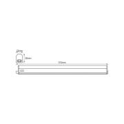 OSRAM LED-valolista SWITCH BATTEN, 57 cm, 3 000 K, valkoinen