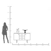 KARE koriste-esine Athlet Black Small, musta, leveys 43 cm