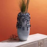 KARE Perhoset maljakko, vaaleansininen, korkeus 50 cm, kivitavaraa