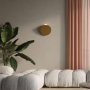 Fabbian LED-seinävalaisin Akoya, pronssi, 3000K, himmennettävä