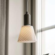 PR Home Riippuvalaisin Tilda, valkoinen, Ø 12,5 cm, lasi, pistotulppa