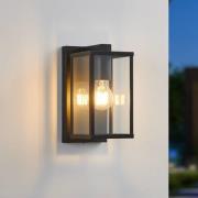 EGLO Budrone -ulkoseinälamppu musta/kirkas