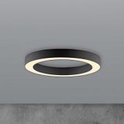 PURE LED-kattovalaisin Lines, Ø 35 cm, grafiitti, CCT, kaukosäädin