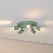 Kattokohdevalo Fun, vaaleanvihreä, Ø 30 cm, säädettävä, GU10