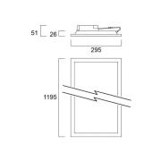 Sylvania LED-paneeli Start, 120 x 30 cm, 840, 29 W