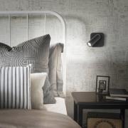 Ideal Lux LED-seinäkohdevalaisin Bean, musta, leveys 7 cm, metalli