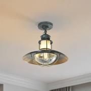 Lindby Louisanne kattovalaisin, harmaanvihreä, metalli, Ø 35cm