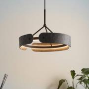 OSRAM LED-riippuvalo Decor Curve Felt, harmaa, huopa, 3 000 K