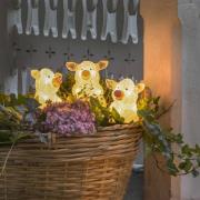 LED-valohahmo sika, 5 kpl ketjuna, kirkas