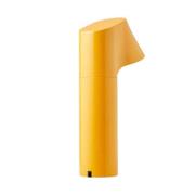 LOOMG DESIGN LED-akkukäyttöinen pöytävalaisin Willow, keltainen, alumi...