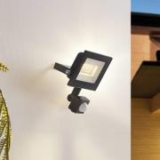 Prios LED-ulkovalaisin Maikel, sensori, 20W, metalli, 2 kpl, sarja