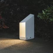 MARSET LED-pollarilamppu Domus, korkeus 26 cm, valkoinen, alumiini