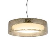 MARSET LED-riippuvalaisin Ringo, Ø 90 cm, savuharmaa, muovi