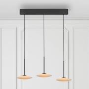 Paul Neuhaus LED-riippuvalaisin Elipsa, 3-lamppuinen, valkoinen/musta