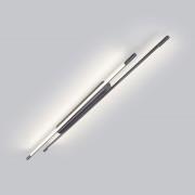 Helestra LED-kattovalaisin LEDA, titaaninharmaa, 150 cm, himmennettävä